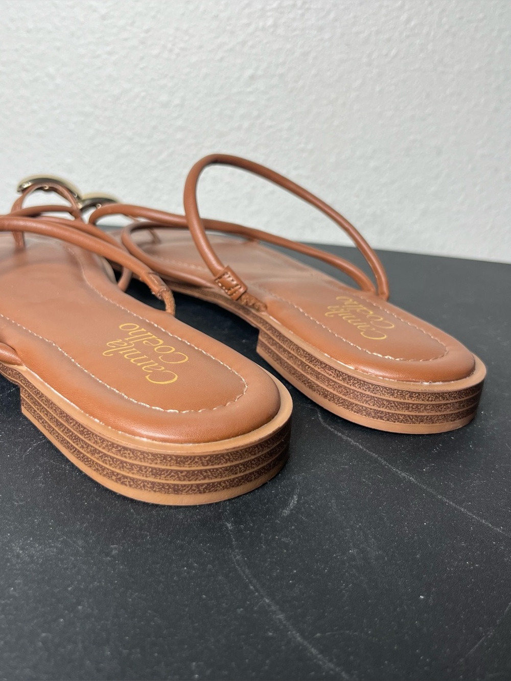 Camila Coelho Venue Strappy Toe Ring Flat Sandal Size 8 - Picture 3 of 6